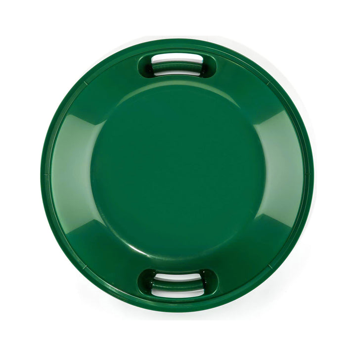 Lucky Bums Circular Saucer Snow Sled for Winter Sledding, 25" Diameter, Green