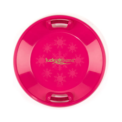 Lucky Bums Circular Saucer Sled for Winter Sledding, 25" Diameter (Open Box)