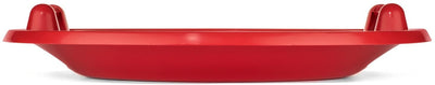 Lucky Bums Circular Saucer Snow Sled for Winter Sledding, 25 Inch Diameter, Red - VMInnovations