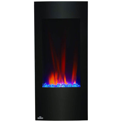 Napoleon 38 Inch Vertical Wall Mount Electric Fireplace w/ Remote (For Parts)
