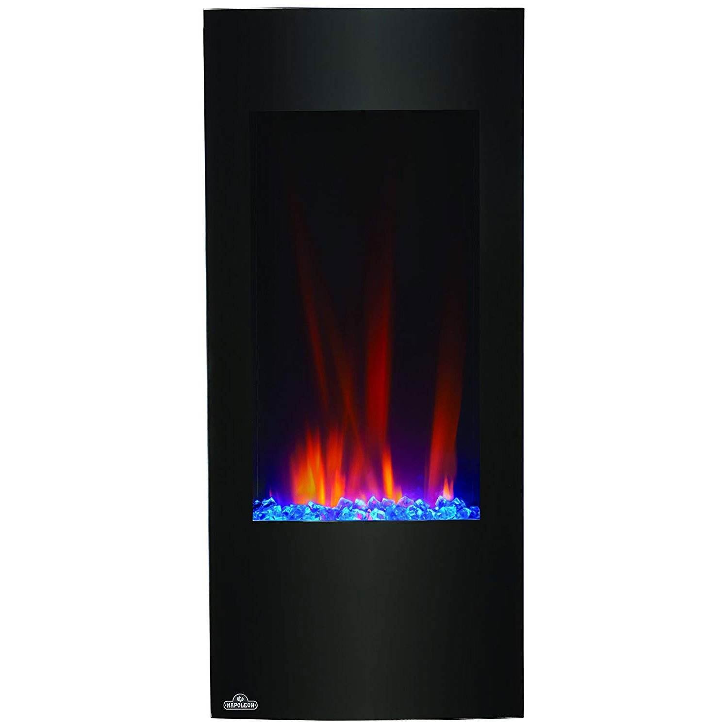 Napoleon 38-Inch Vertical Black Wall Mount Electric Fireplace (Open Box)