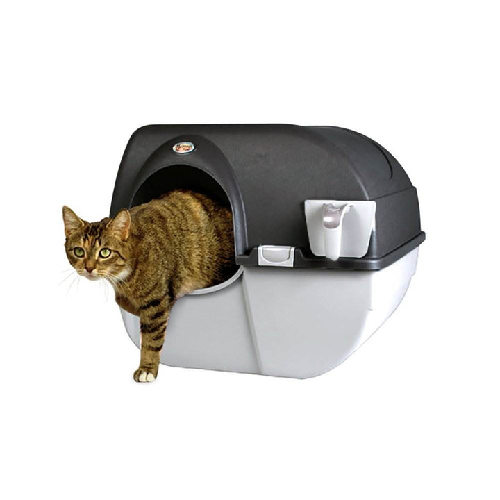 Omega Paw Roll 'N Clean Self Cleaning Litter Box, Regular (Open Box) - VMInnovations
