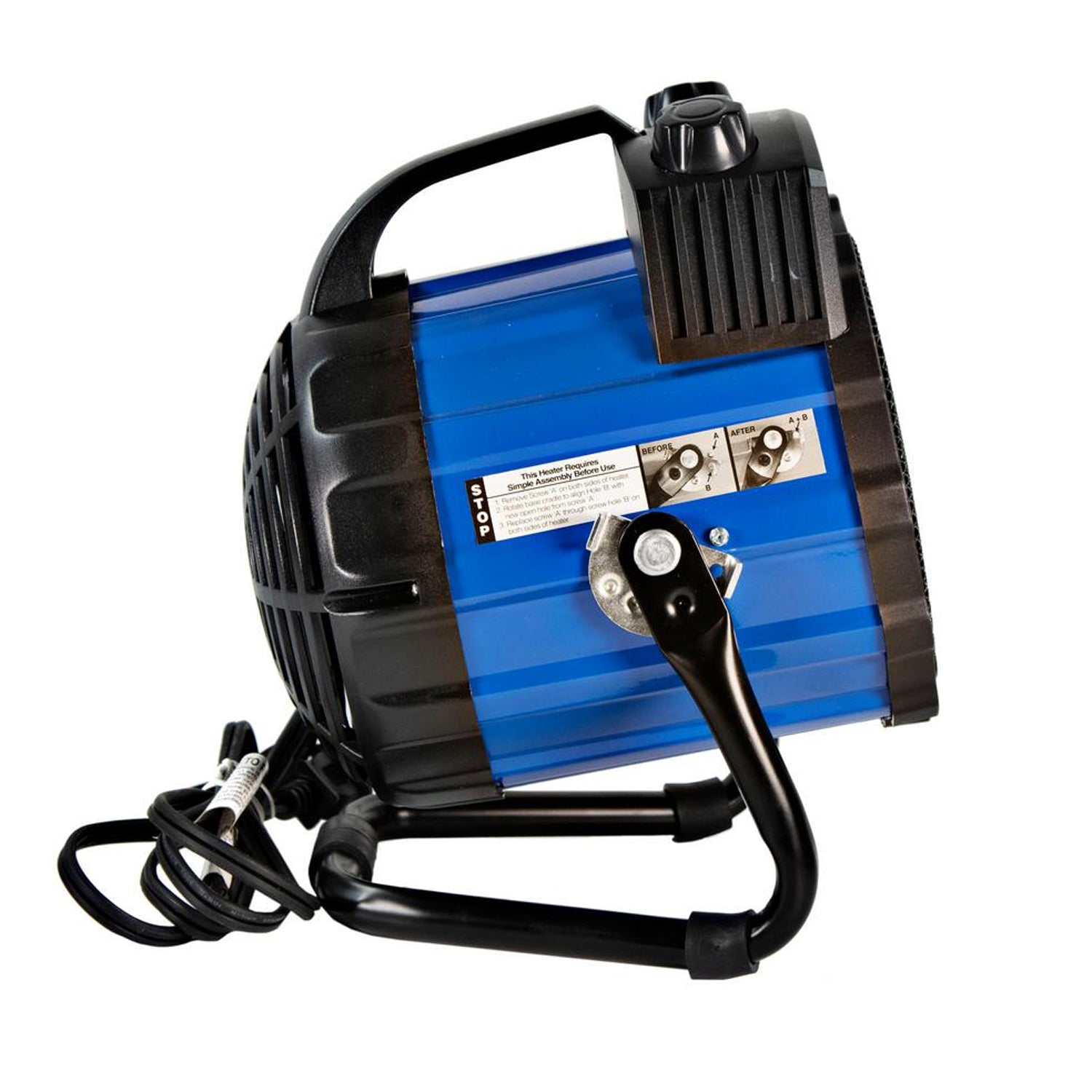 Comfort Zone 1500W 5120 BTU Electric Portable Ceramic Utility Shop Heater (Used)