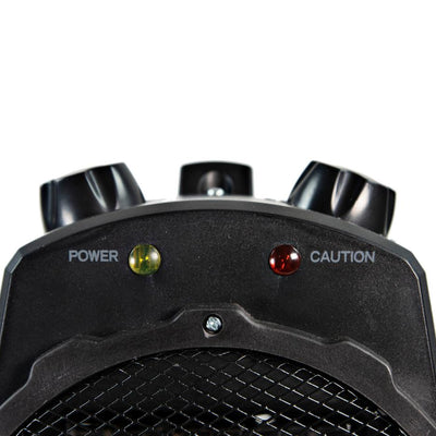 Comfort Zone 1500W 5120 BTU Electric Portable Ceramic Utility Shop Heater (Used)