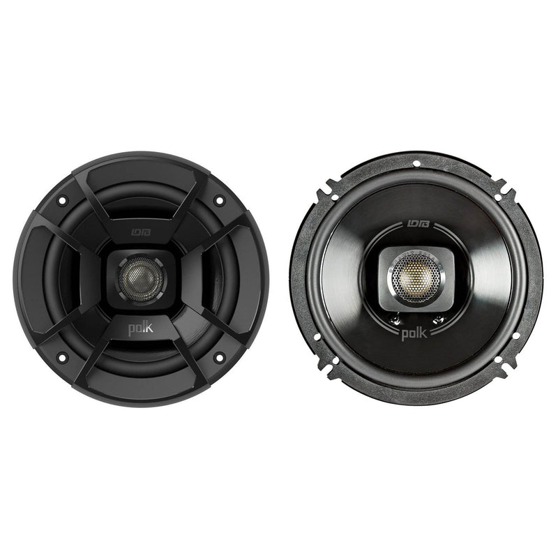 Polk Audio 6.5" 300W 2 Way Car/Marine ATV Stereo Coaxial Speakers DB652 (2 Pair)