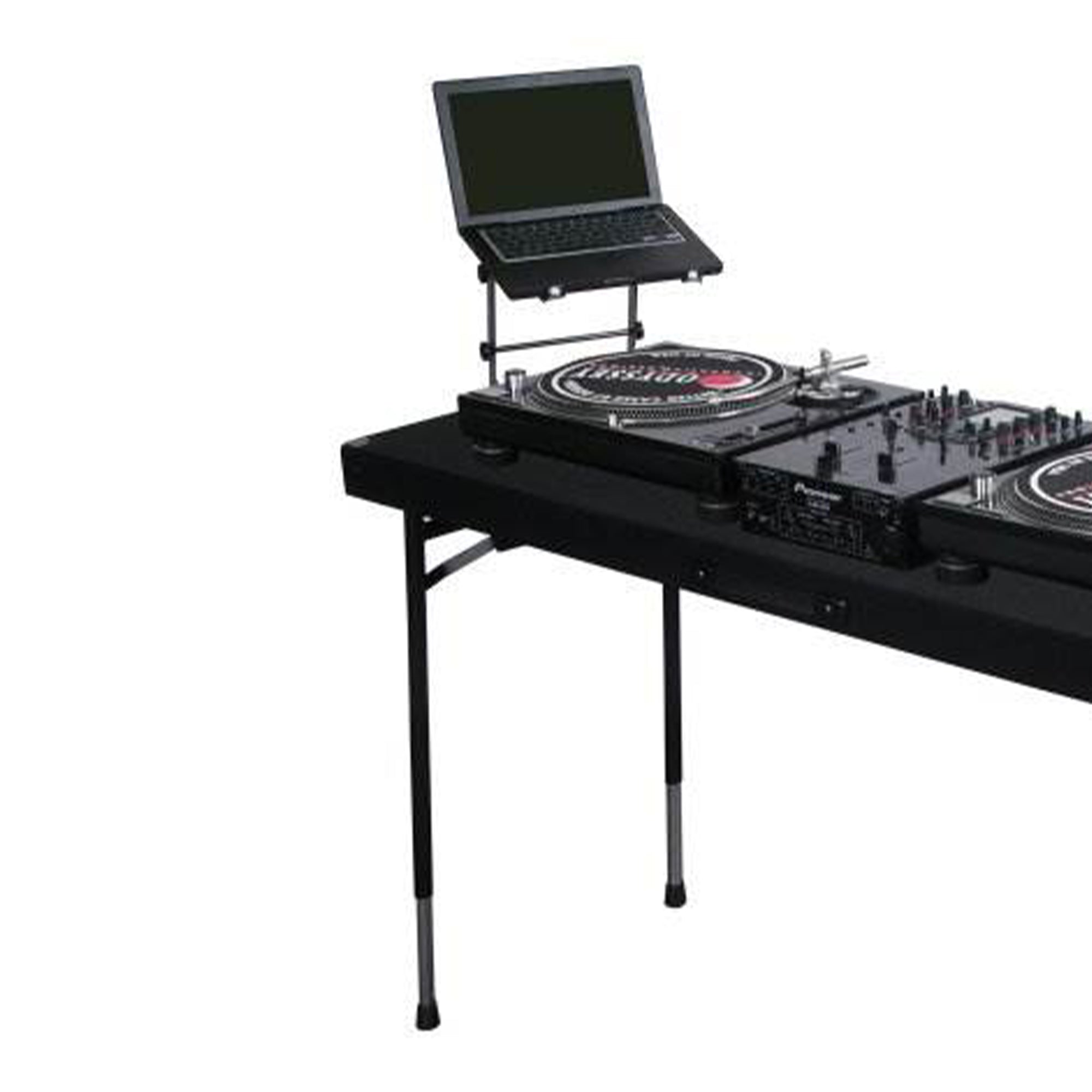 Odyssey CTBC2060 Portable Pro DJ Work Table w/ Adjustable Folding Legs (2 Pack) - VMInnovations