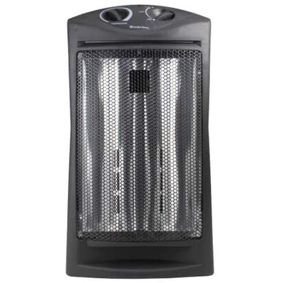Comfort Zone CZQTV007 1500W Electric Quartz Infrared Radiant Tower Heater, Black
