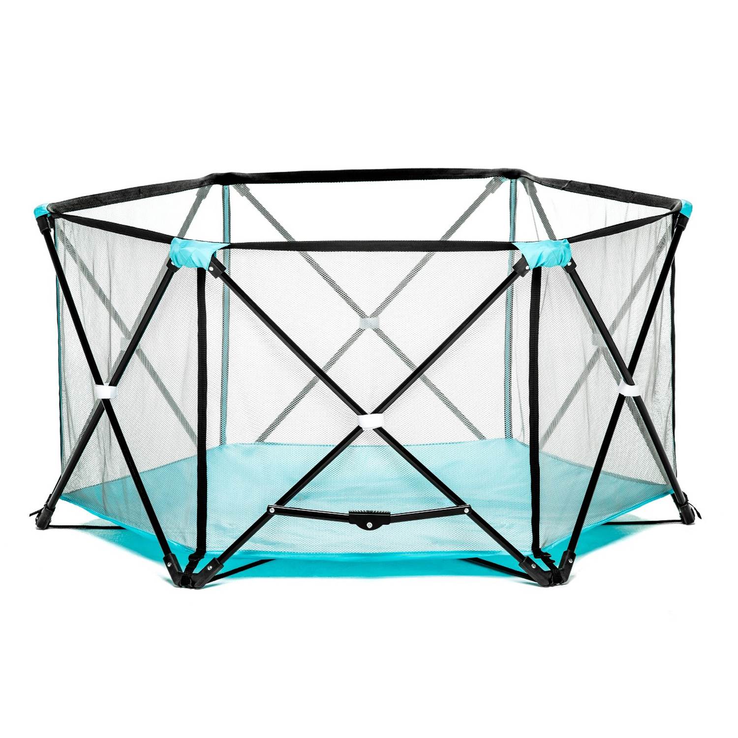 Regalo 6 Panel My Play Deluxe Portable Foldable Play Yard with Canopy (Open Box) - VMInnovations