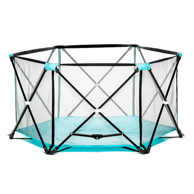 Regalo 6 Panel My Play Deluxe Portable Foldable Play Yard with Canopy (Open Box) - VMInnovations