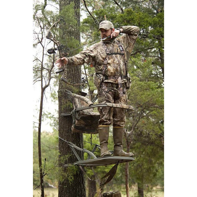 Summit Goliath SD Self Climbing Treestand for Bow & Rifle Deer Hunting (2 Pack)
