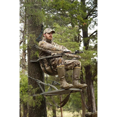 Summit Goliath SD Self Climbing Treestand for Bow & Rifle Deer Hunting (2 Pack)