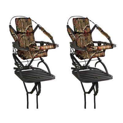 Summit Titan Self Climbing Portable Treestand Bow & Rifle Deer Hunting (2 Pack)