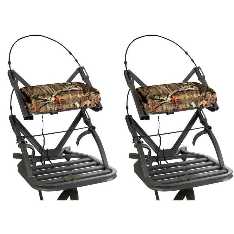Summit Openshot SD Self Climbing Treestand for Bow & Rifle Deer Hunting (2 Pack)