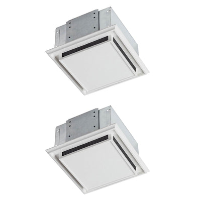 Broan Bathroom Ventilation Fan with Charcoal Filter and Plastic-Grille (2 Pack)