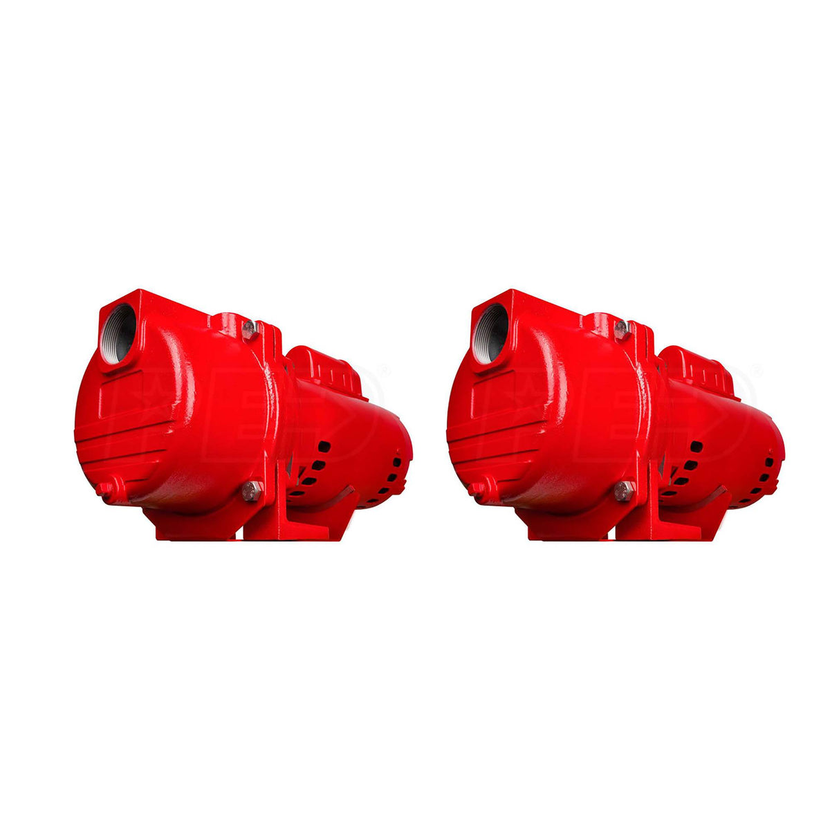 Red Lion 1.5 Horsepower 71 GPM 115V Cast Iron Irrigation Sprinkler Pump (2 Pack)