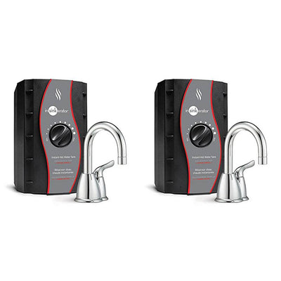 InSinkErator Invite HOT150 Instant Hot Water Dispenser System, Chrome (2 Pack)