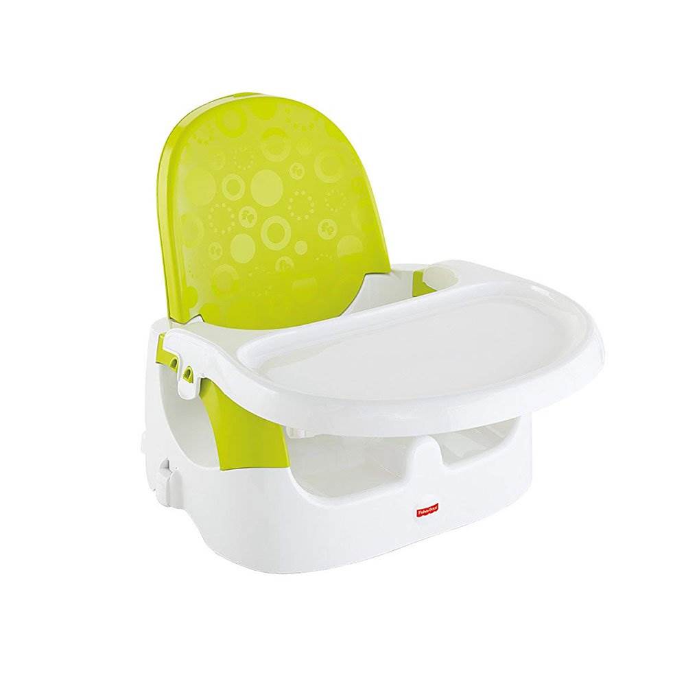 Fisher-Price Quick Clean n' Go Adjustable Booster Platform Seat w/ Tray (2 Pack)