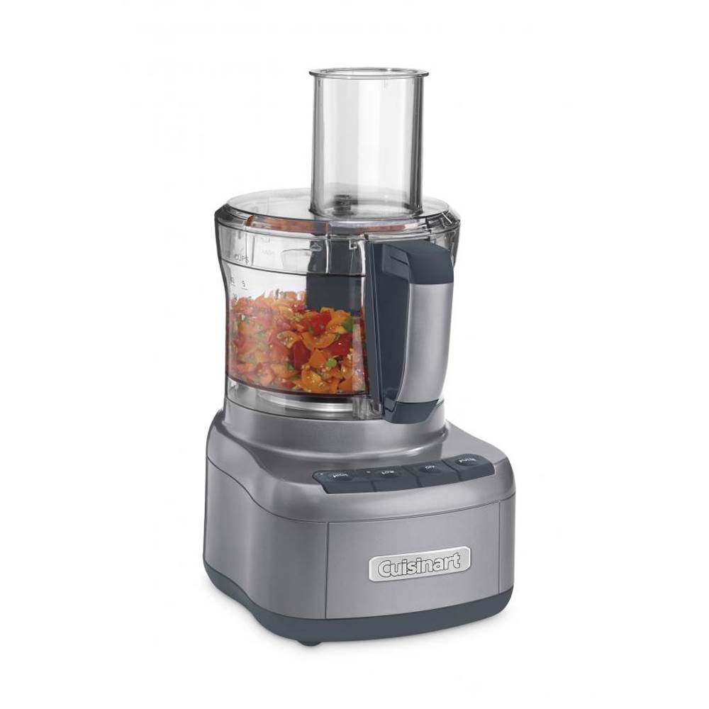 Cuisinart Elemental 8 Cup Food Processor, Gray (2 Pack) (Certified Refurbished) - VMInnovations
