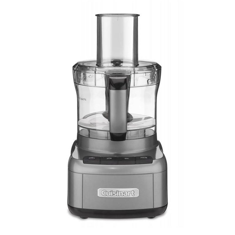 Cuisinart Elemental 8 Cup Food Processor, Gray (2 Pack) (Certified Refurbished)