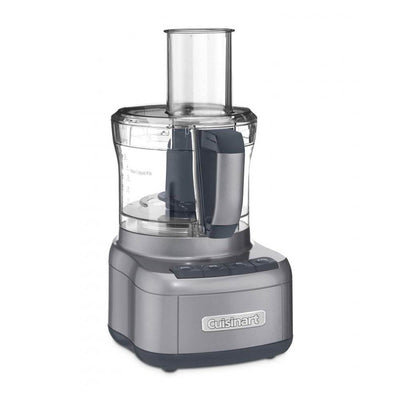 Cuisinart Elemental 8 Cup Food Processor, Gray (2 Pack) (Certified Refurbished)