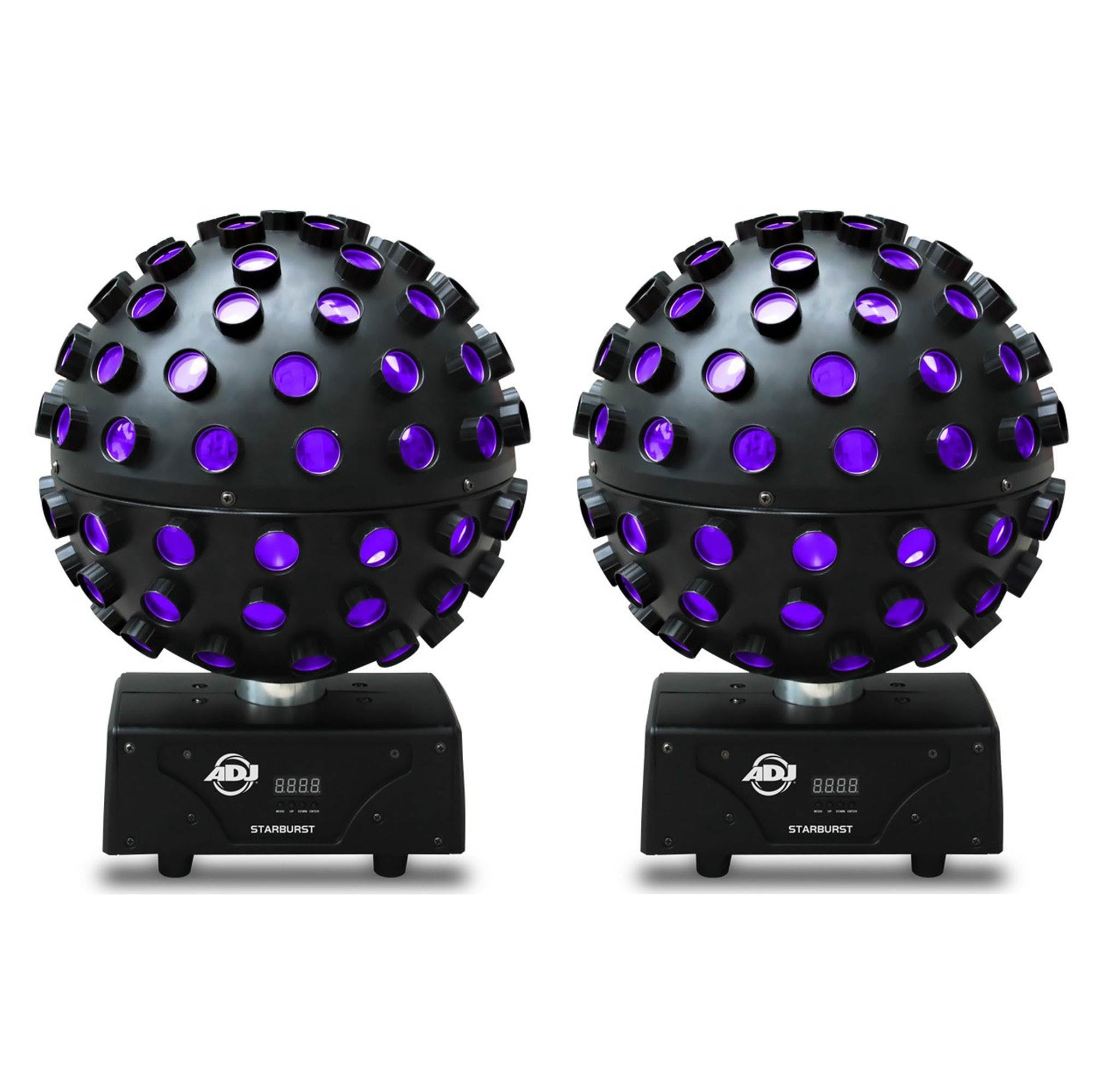 American DJ Starburst Multi-Color HEX LED Sphere DJ Lighting Effect (2 Pack) - VMInnovations
