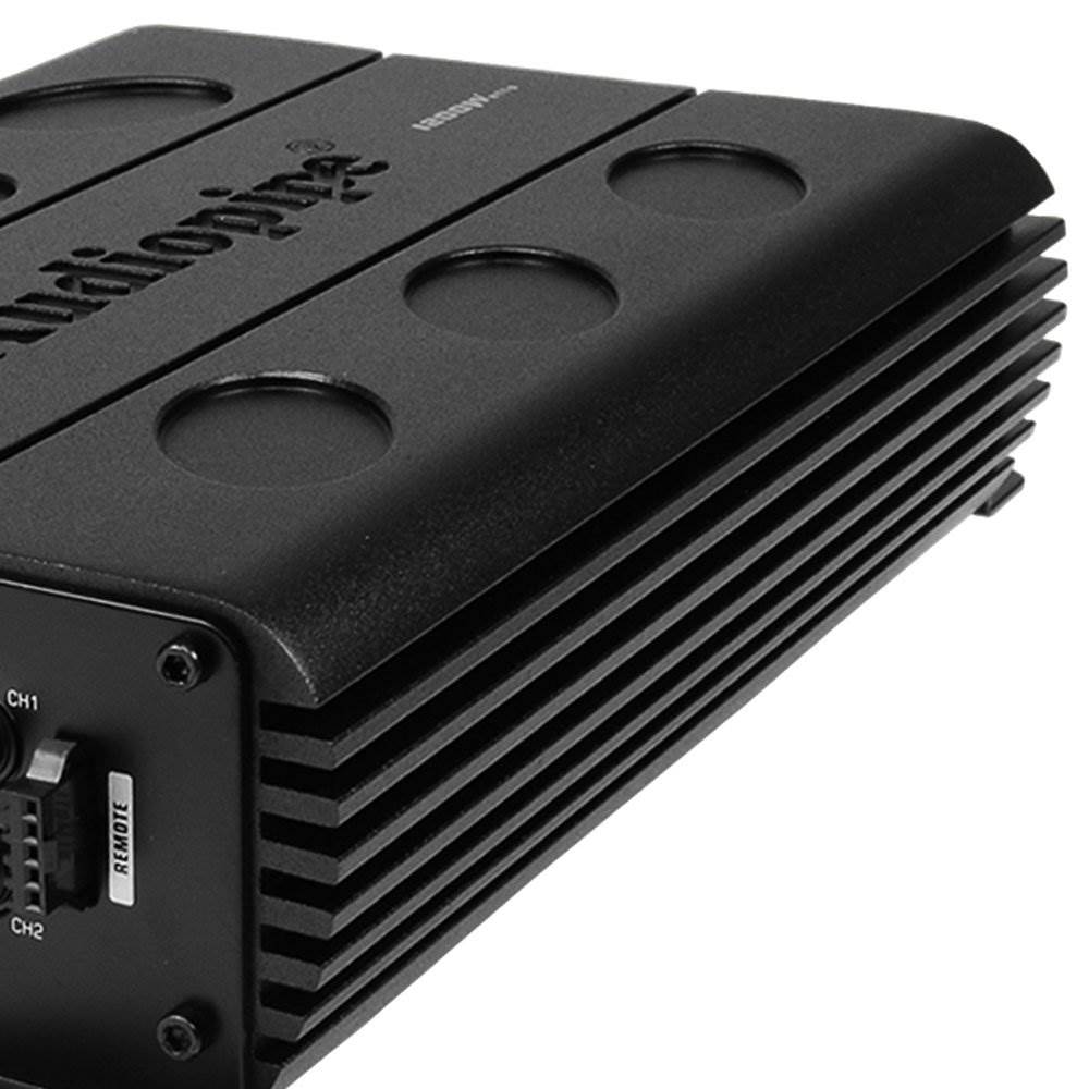 Audiopipe 1200 Watt Class AB 4 Channel Amp Car Audio Speaker Amplifier (2 Pack)