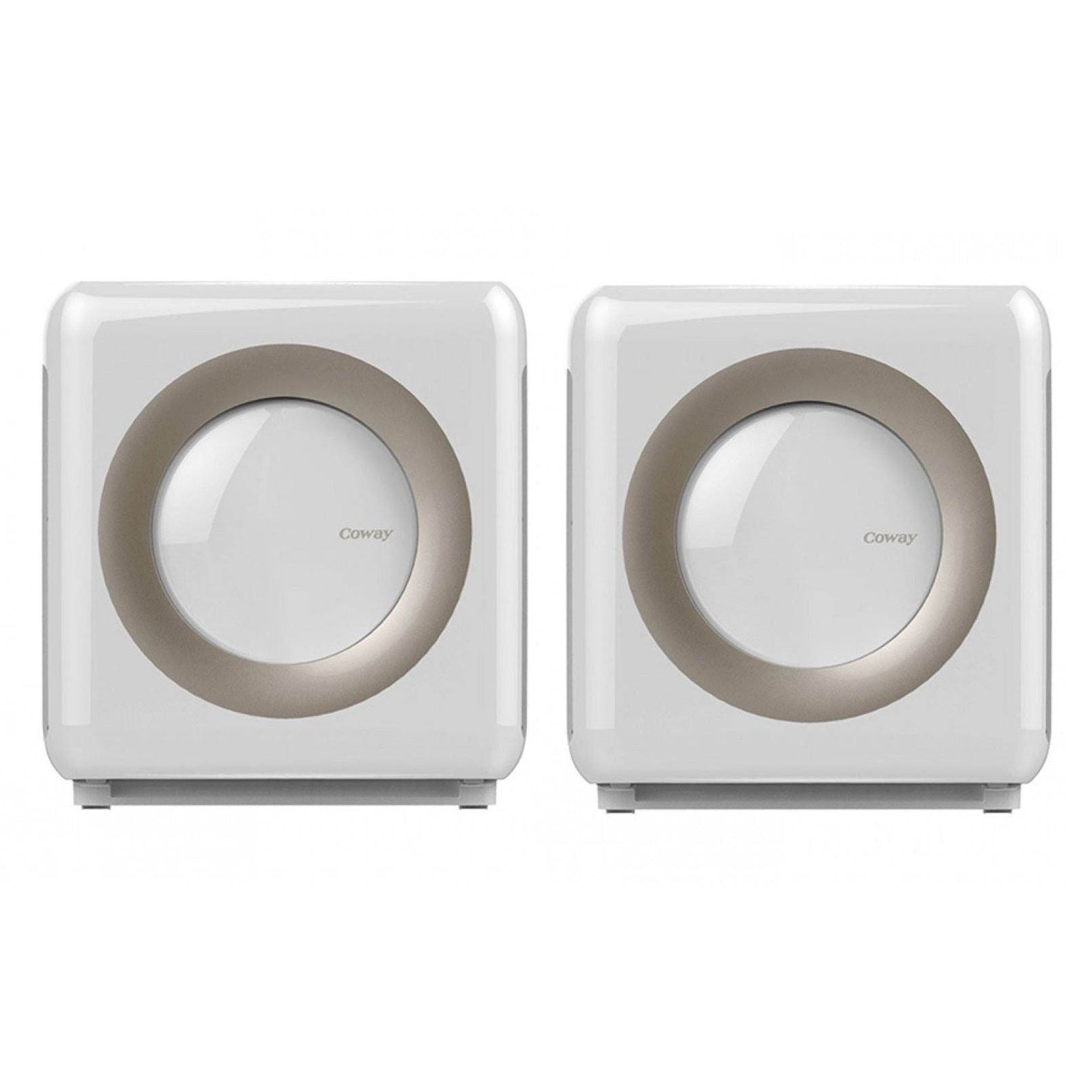 Mighty 4 Stage Filtration Air Purifier w/ HEPA & Eco Mode, White(Open Box)(2 Pk) - VMInnovations