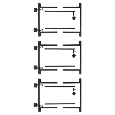 Adjust-A-Gate Steel Frame Gate Kit, 36"-60" Wide Opening Up To 4' High (3 Pack) - VMInnovations