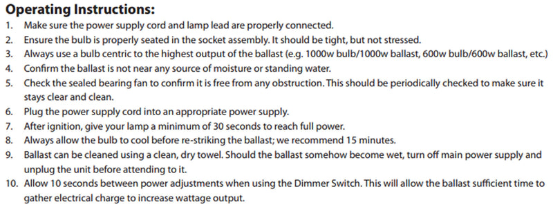 QUANTUM 600W Watt HPS & MH Dimmable Digital Grow Light Lamp Ballast (6 Pack)