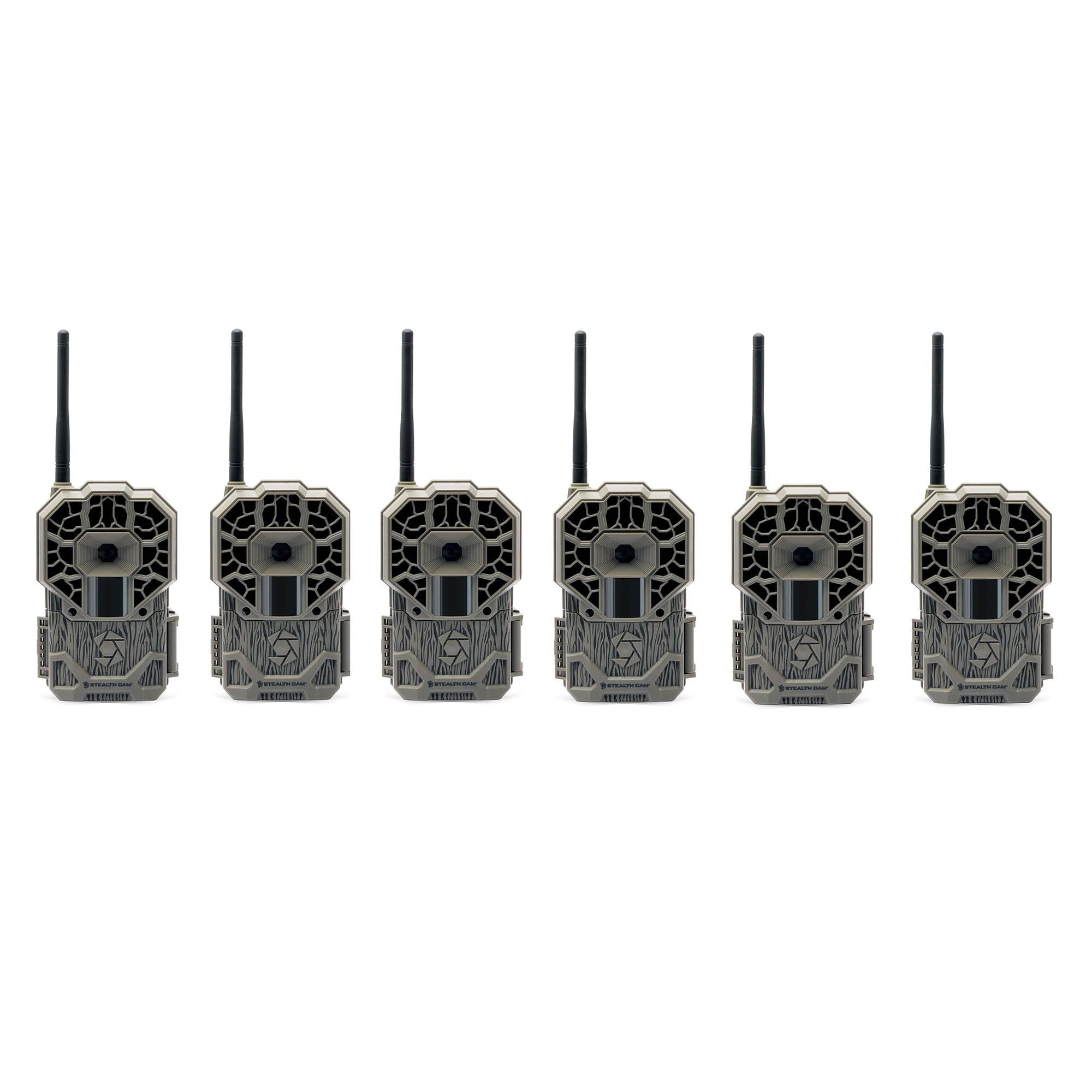 Stealth Cam AT&T Wireless 4G LTE 22 Megapixel Trail HD Video Camera (6 Pack)