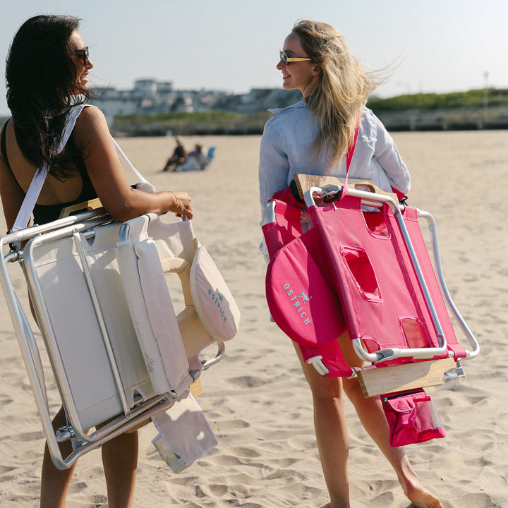 Ostrich Deluxe Padded 3-N-1 Outdoor Lounge Reclining Beach Chair (For Parts)