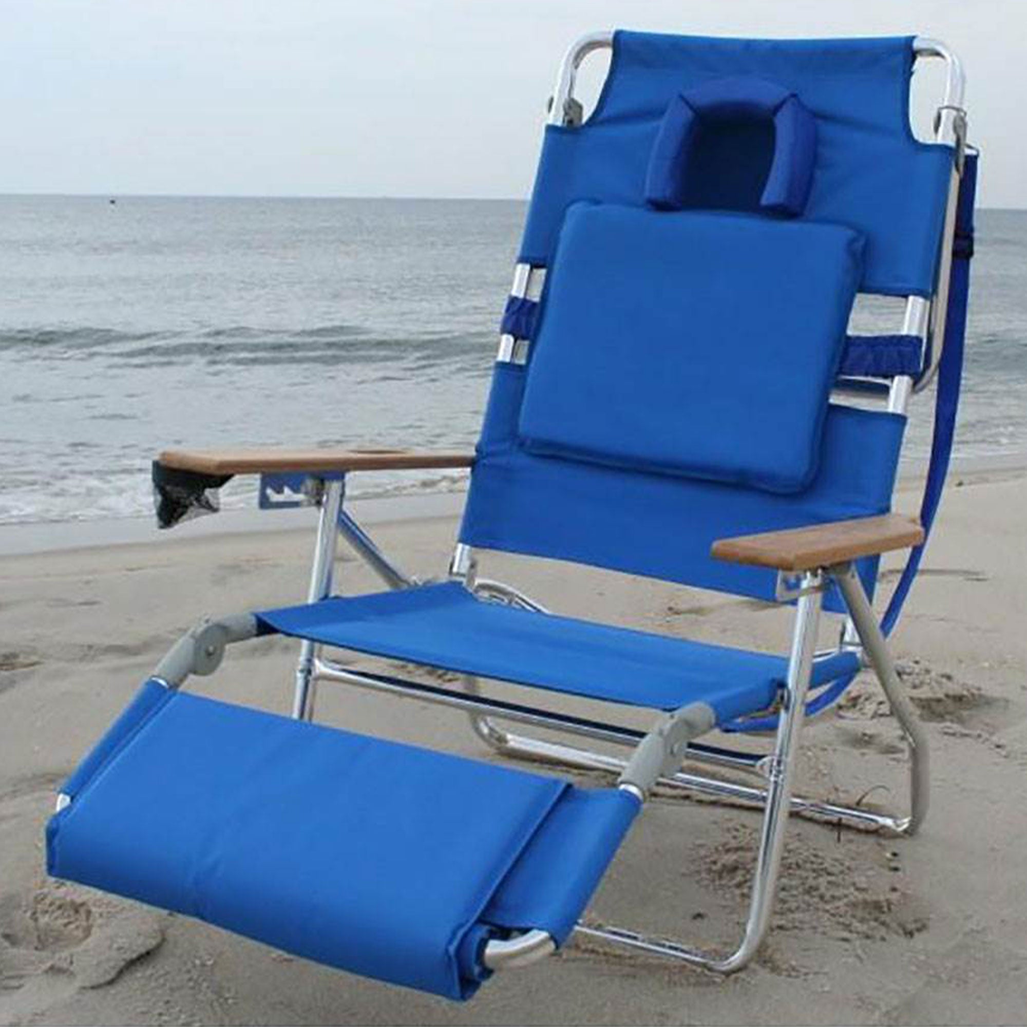 Ostrich Original 3N1 Beach Lounge Chair and Deluxe 3N1 Outdoor Lounge Chair