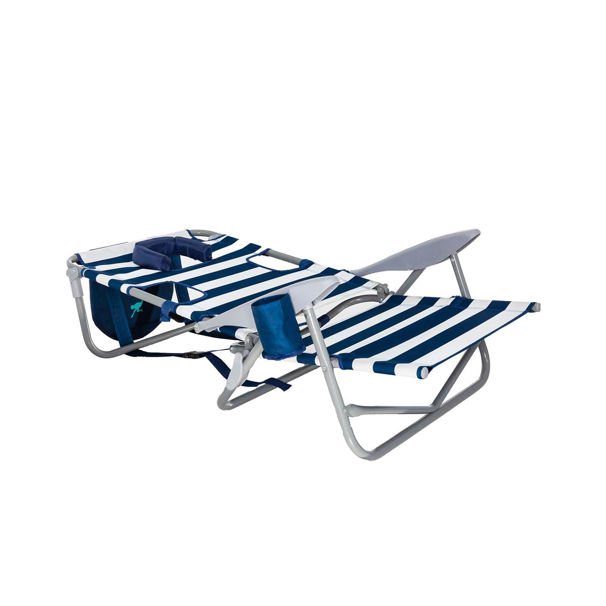 Ostrich On-Your-Back Outdoor Lounge 5 Position Recline Beach Chair (3 Pack)
