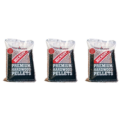 Camp Chef Smoker Grill Premium Hickory Barbecue Hardwood Pellets, 20lbs (3 Pack)