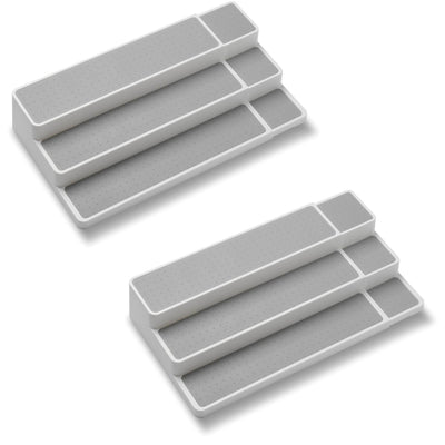 Madesmart Expandable Kitchen Cabinet Pantry Spice Rack Shelf Organizer (2 Pack)