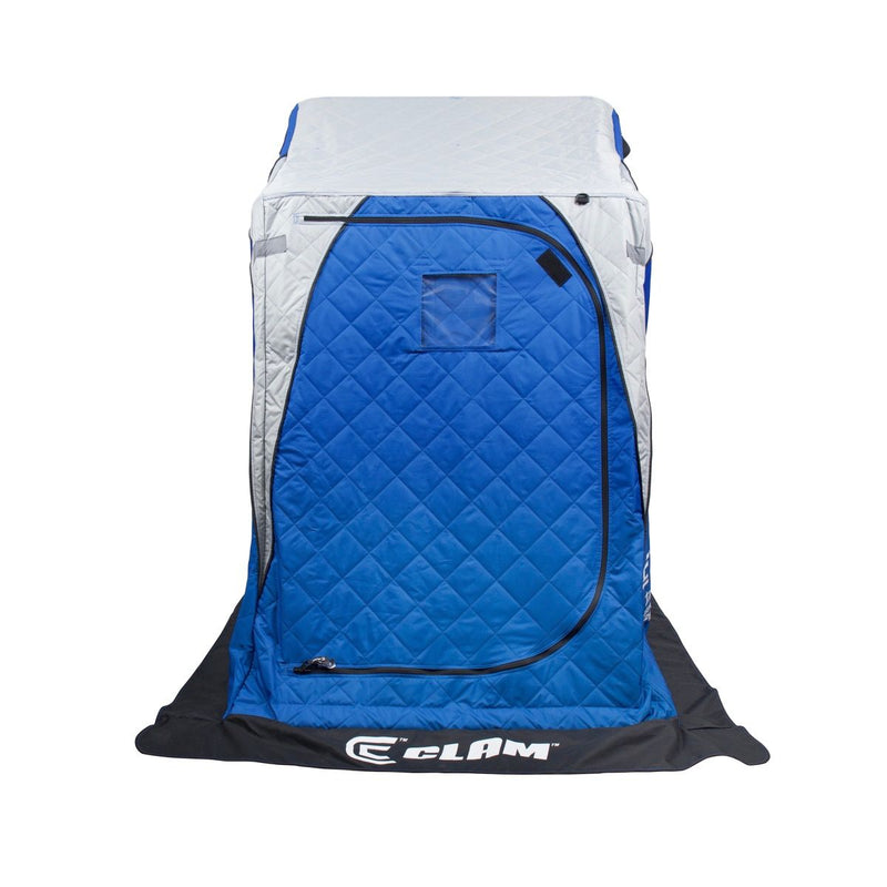 CLAM 12564 Legend XL Thermal Ice Fishing Shelter with Deluxe Swivel Seat, Blue