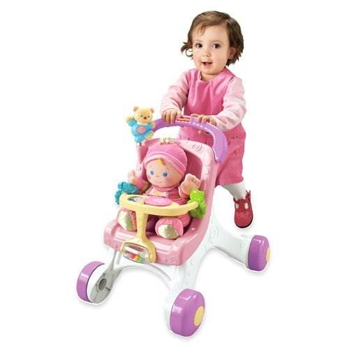 Fisher Price Brilliant Basics Stroll-Along Walker w/ Music | M9523 (2 Pack)