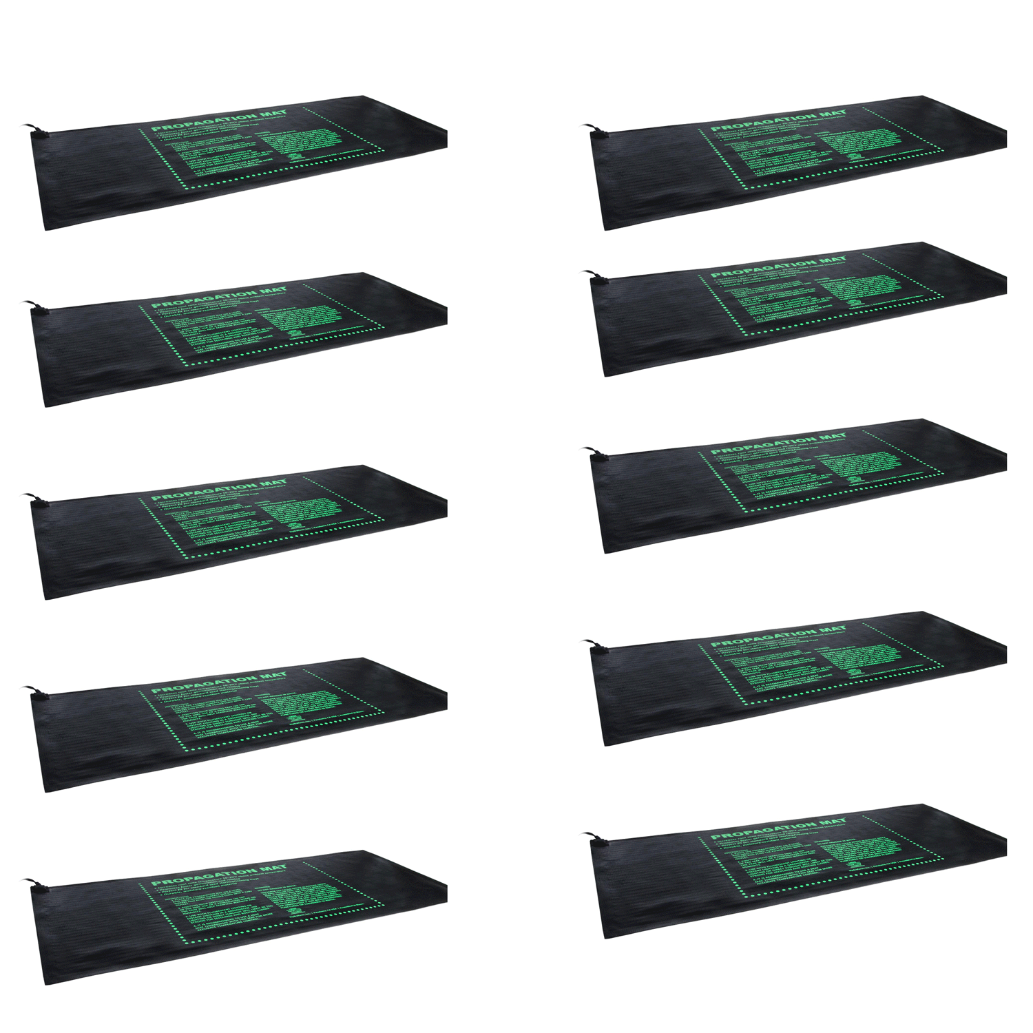Hydroponic 107 Watt Seedling Start Heat Mat 19009 | 48 x 20.75" (10 Pack)