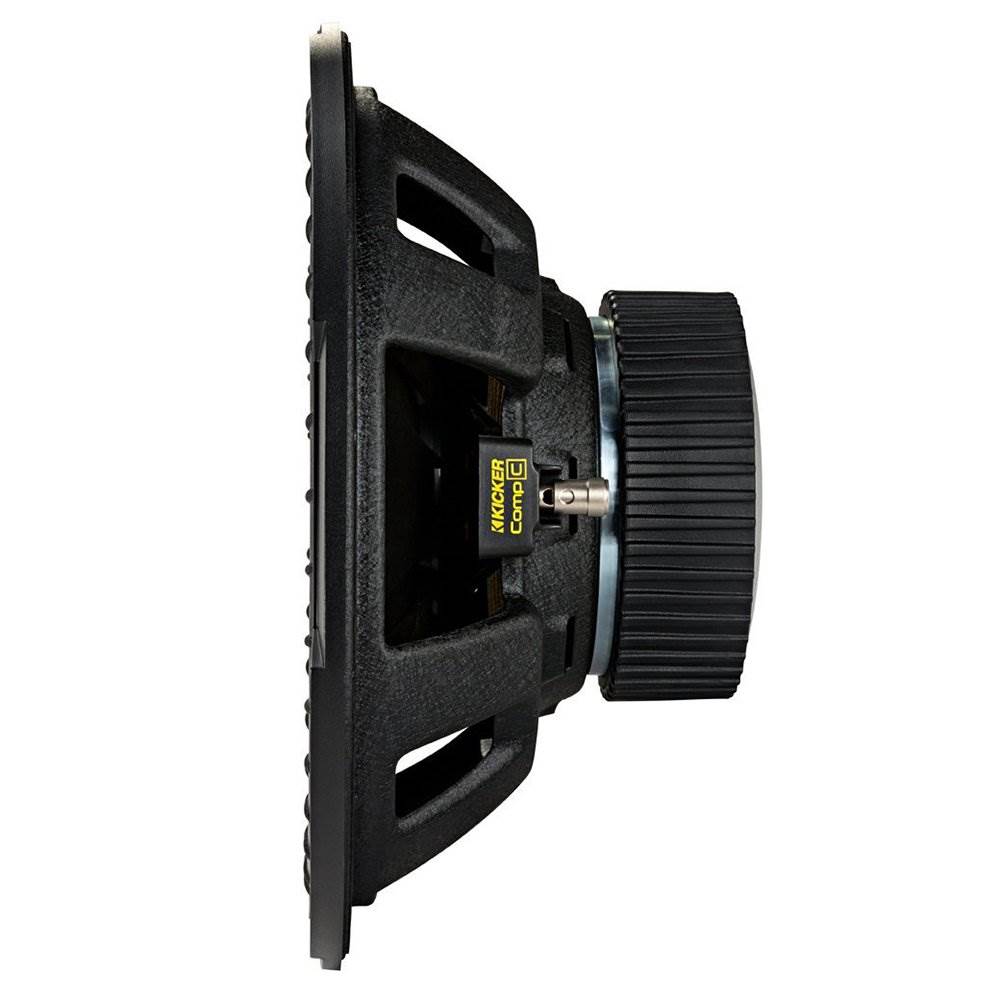 Kicker 12 Inch CompC 1200 Watt 4 Ohm Single Voice Coil SVC Subwoofer (4 Pack)