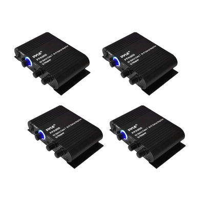 Pyle 90W 2 Channel Hi-Fi Home Audio Stereo Speakers Amplifier w/ Aux (12 Pack) - VMInnovations