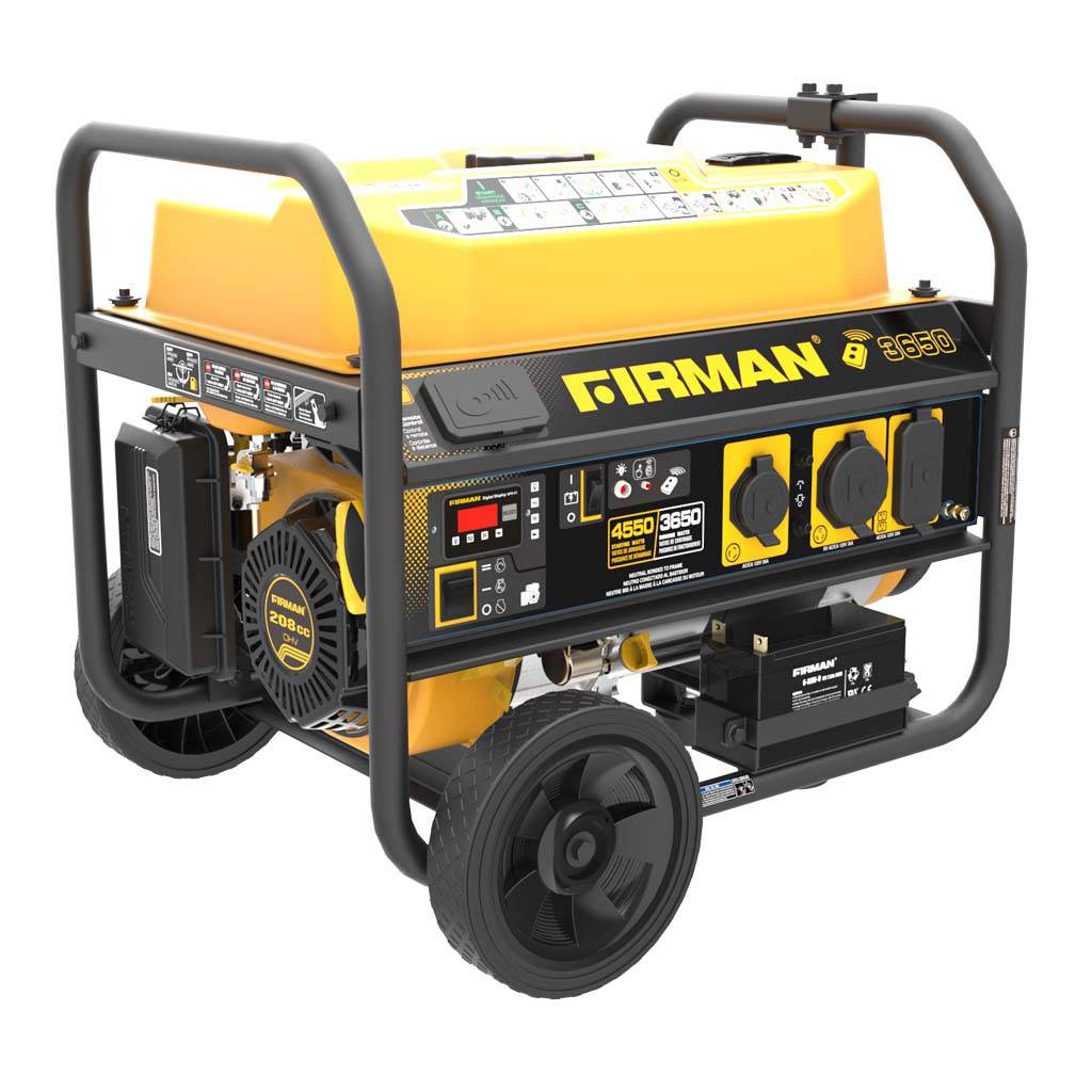Firman PO3608 Remote Carb 3,650 Watt Portable Generator (Certified Refurbished)