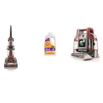Hoover Dual Power Vac & Portable Carpet Cleaner & Arm & Hammer Pet Fresh Fluid - VMInnovations