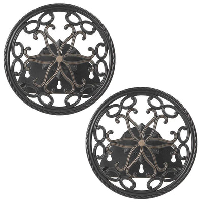 Liberty Garden Aluminum Decorative Wall Mount Butler Garden Hose Reel (2 Pack) - VMInnovations