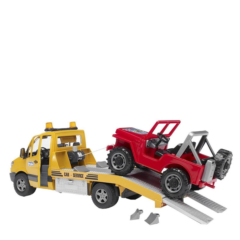 Bruder Toys Mercedes Benz Sprinter Truck with Cross Country Vehicle (4 Pack)