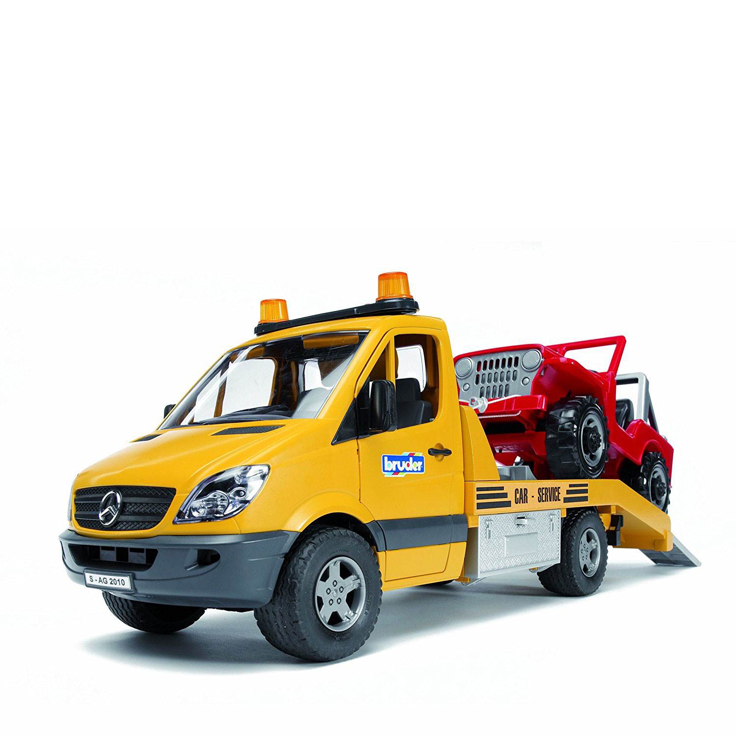 Bruder Toys Mercedes Benz Sprinter Truck with Cross Country Vehicle (4 Pack)