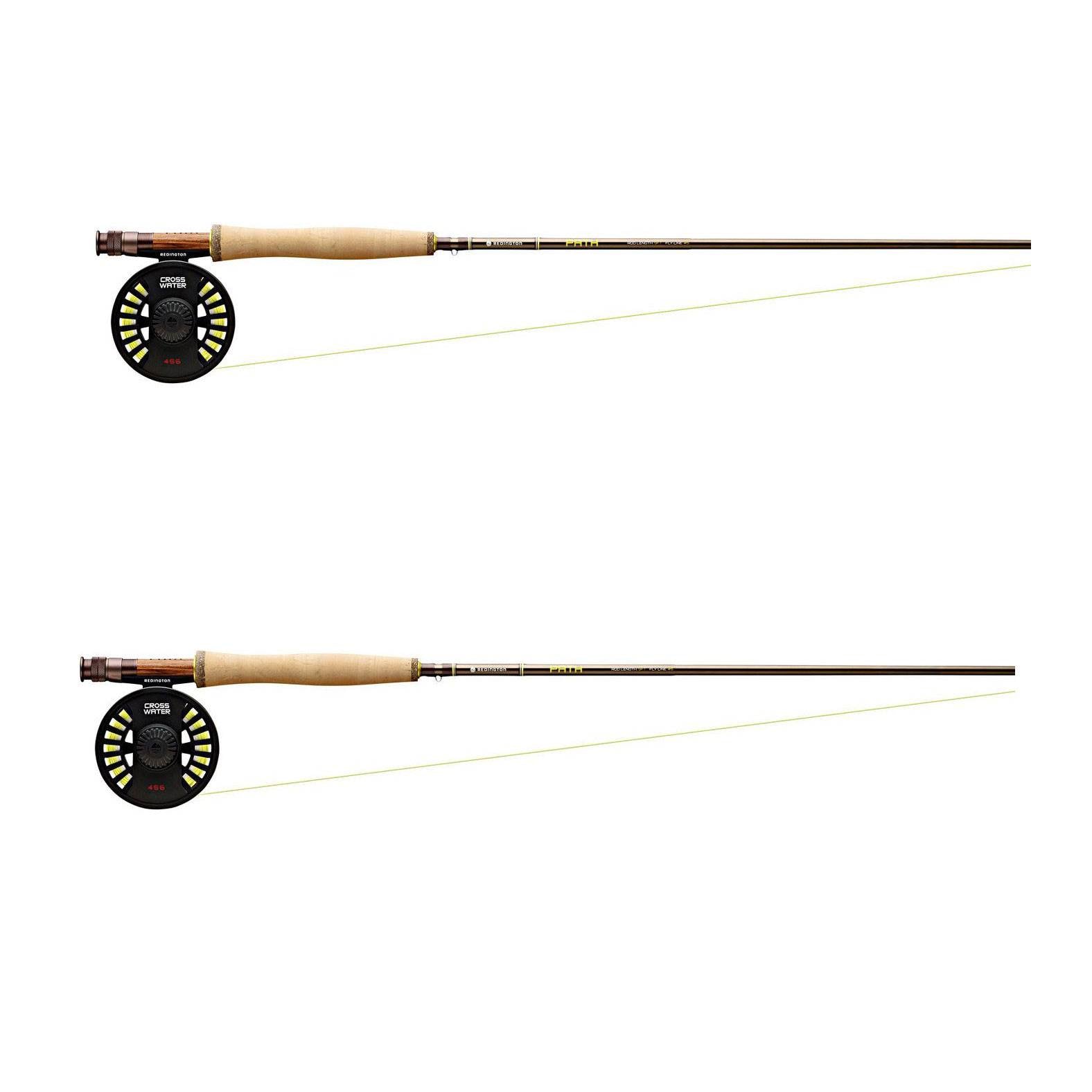 Redington 490 4 Weight Path II Outfit Classic Angler Fly Fishing Rod (2 Pack)