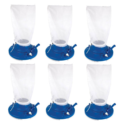 Hydrotools Venturi 13" Leaf Bagger Swimming Pool Vacuum Head Bag (6 Pack) - VMInnovations