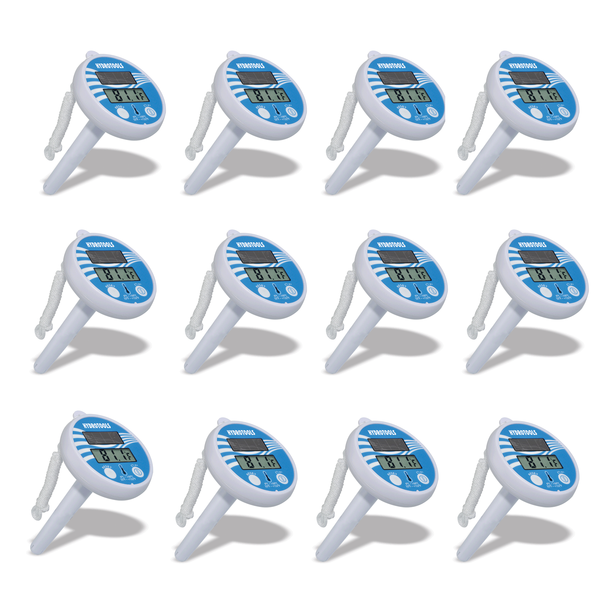 Hydrotools 9250 Pool/Spa Water Temperature Gauge Digital Thermometer (12 Pack) - VMInnovations