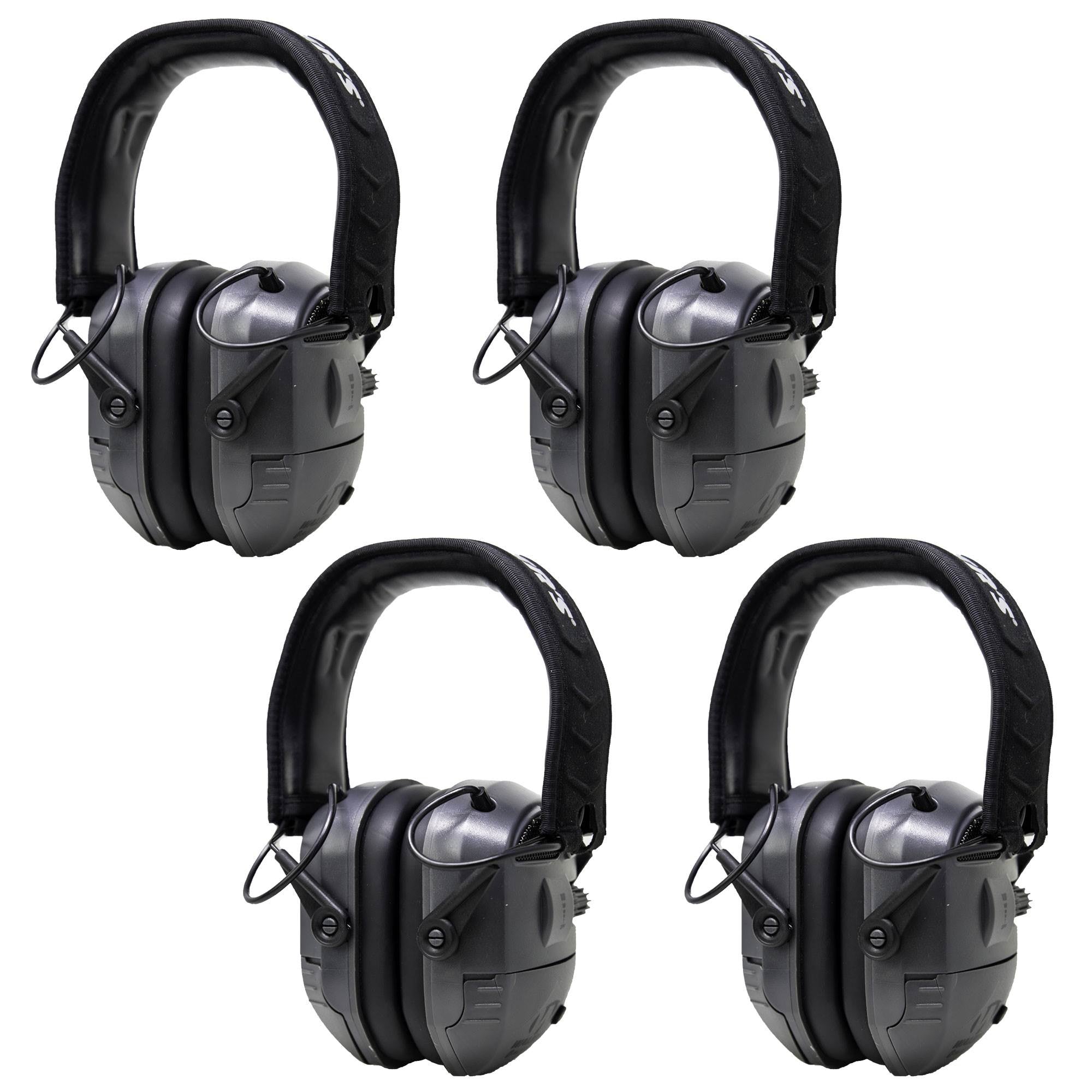 Walker's Game Digital Quad Hunting Ear Muffs (4 Pack) (Certified Refurbished)