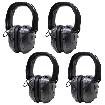 Walker's Game Digital Quad Hunting Ear Muffs (4 Pack) (Certified Refurbished)